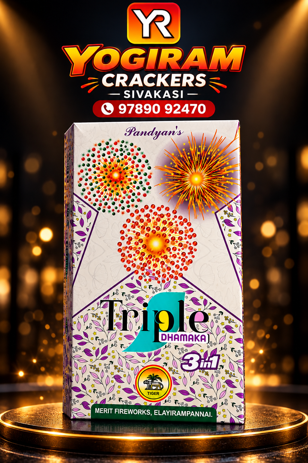 Trible dhamaka 5" 3 pcs